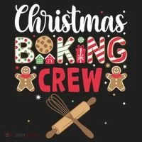 Funny Christmas Baking Crew Baking Christmas Cookie Hat thumb 2