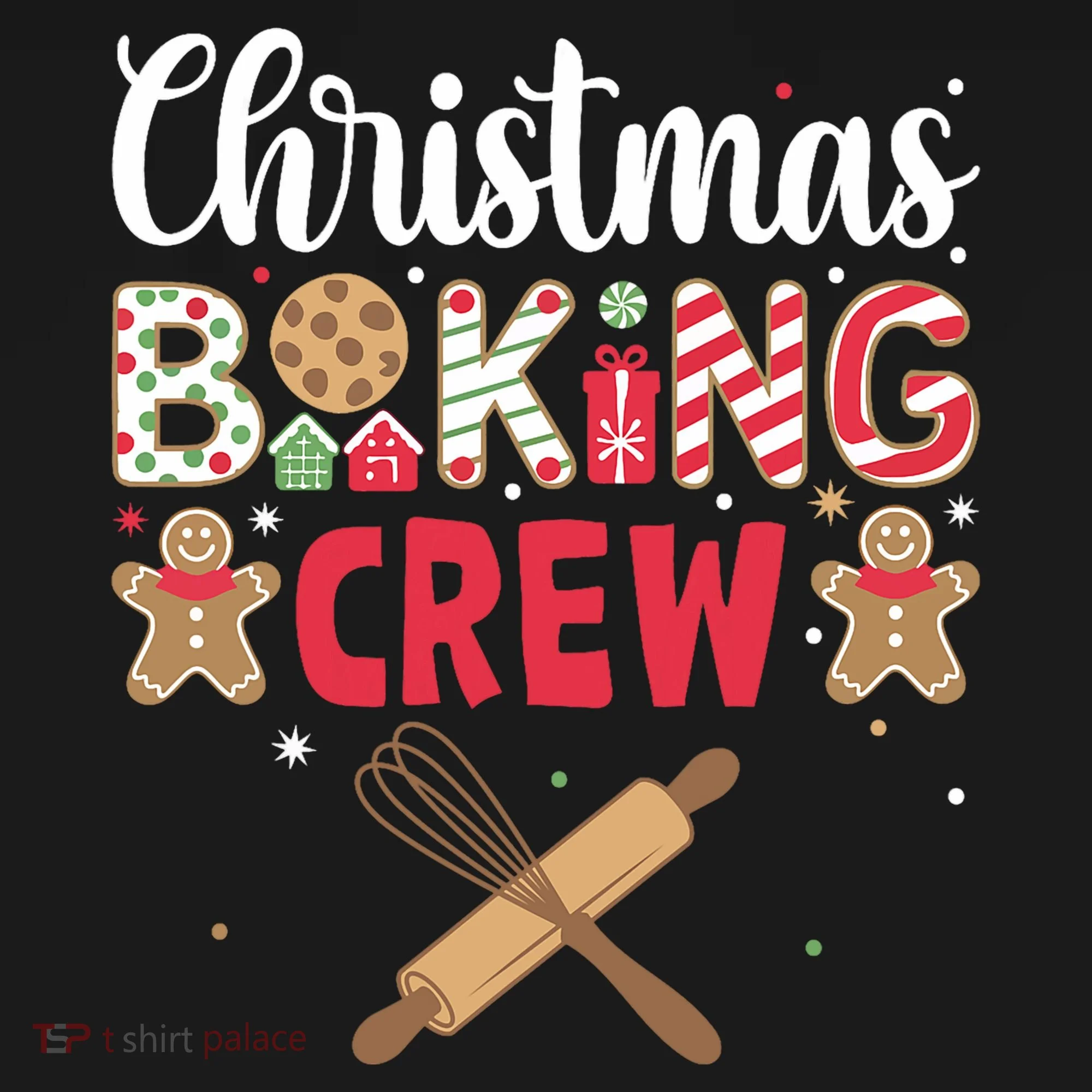 Funny Christmas Baking Crew Baking Christmas Cookie Toddler Hoodie