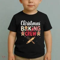 Funny Christmas Baking Crew Baking Christmas Cookie Toddler T-Shirt thumb 2