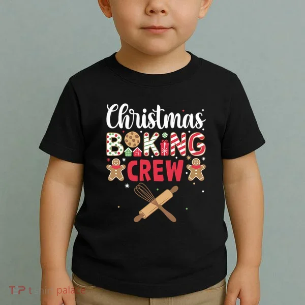 Funny Christmas Baking Crew Baking Christmas Cookie Toddler T-Shirt