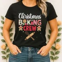 Funny Christmas Baking Crew Baking Christmas Cookie Women's T-Shirt thumb 2
