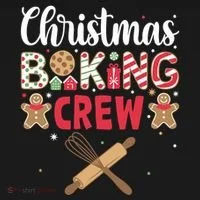 Funny Christmas Baking Crew Baking Christmas Cookie Women's T-Shirt thumb 6