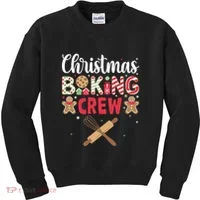 Funny Christmas Baking Crew Baking Christmas Cookie Kids Sweatshirt thumb 0