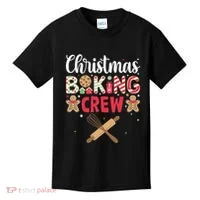 Funny Christmas Baking Crew Baking Christmas Cookie Kids T-Shirt thumb 0