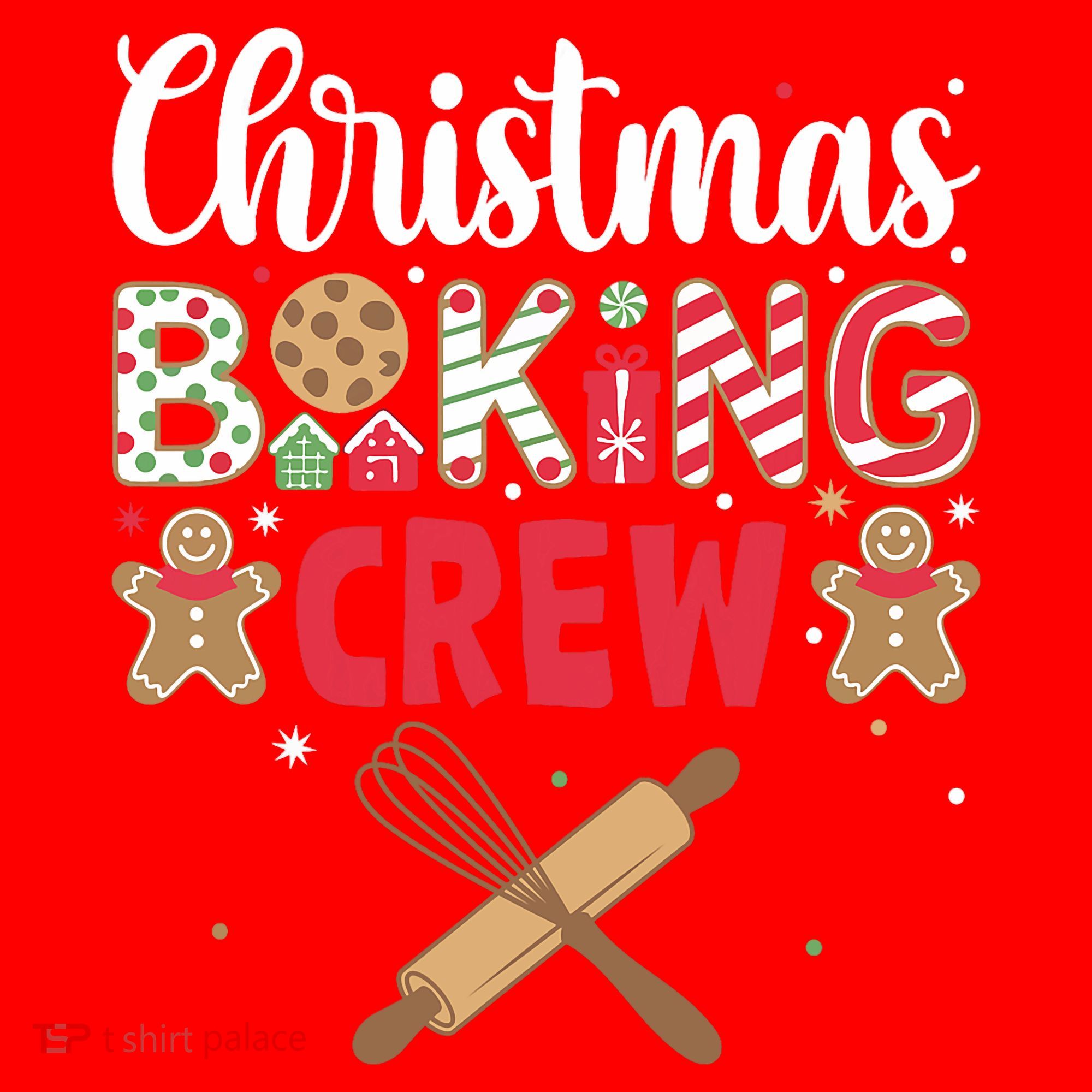 Funny Christmas Baking Crew Baking Christmas Cookie Santa Hat