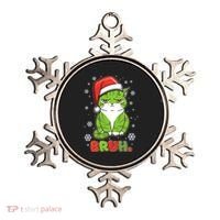Funny Christmas Bruh Grumpy Grinch Cat Ornament thumb 0