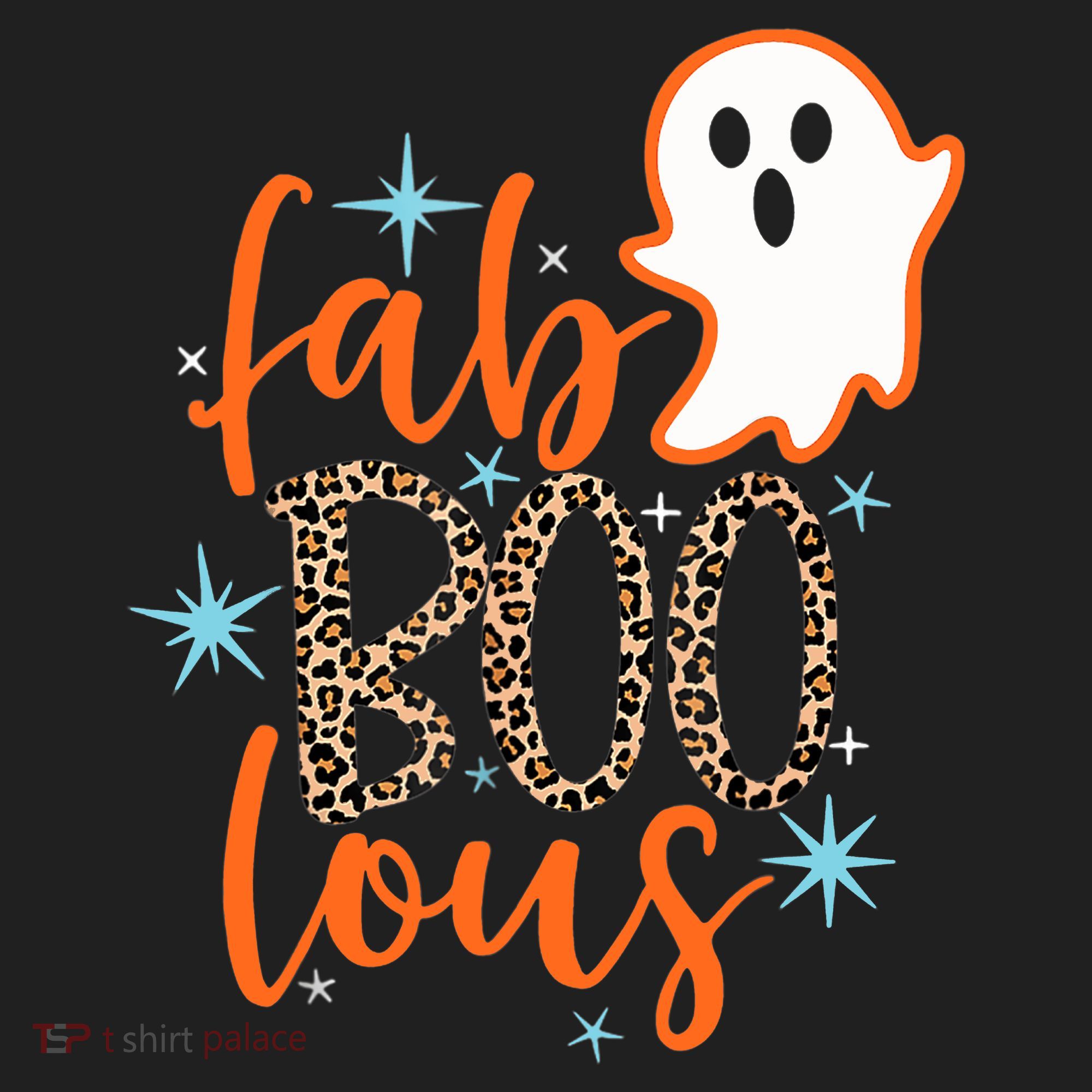 Funny Cute Boo Ghost Halloween Fab-Boo Lous Leopard Tumbler