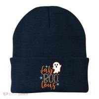 Funny Cute Boo Ghost Halloween Fab-Boo Lous Leopard Beanie thumb 0