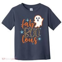 Funny Cute Boo Ghost Halloween Fab-Boo Lous Leopard Toddler T-Shirt thumb 0
