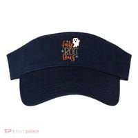 Funny Cute Boo Ghost Halloween Fab-Boo Lous Leopard Visor thumb 0