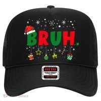 Funny Christmas Bruh Xmas Bruh Matching  Hat thumb 0