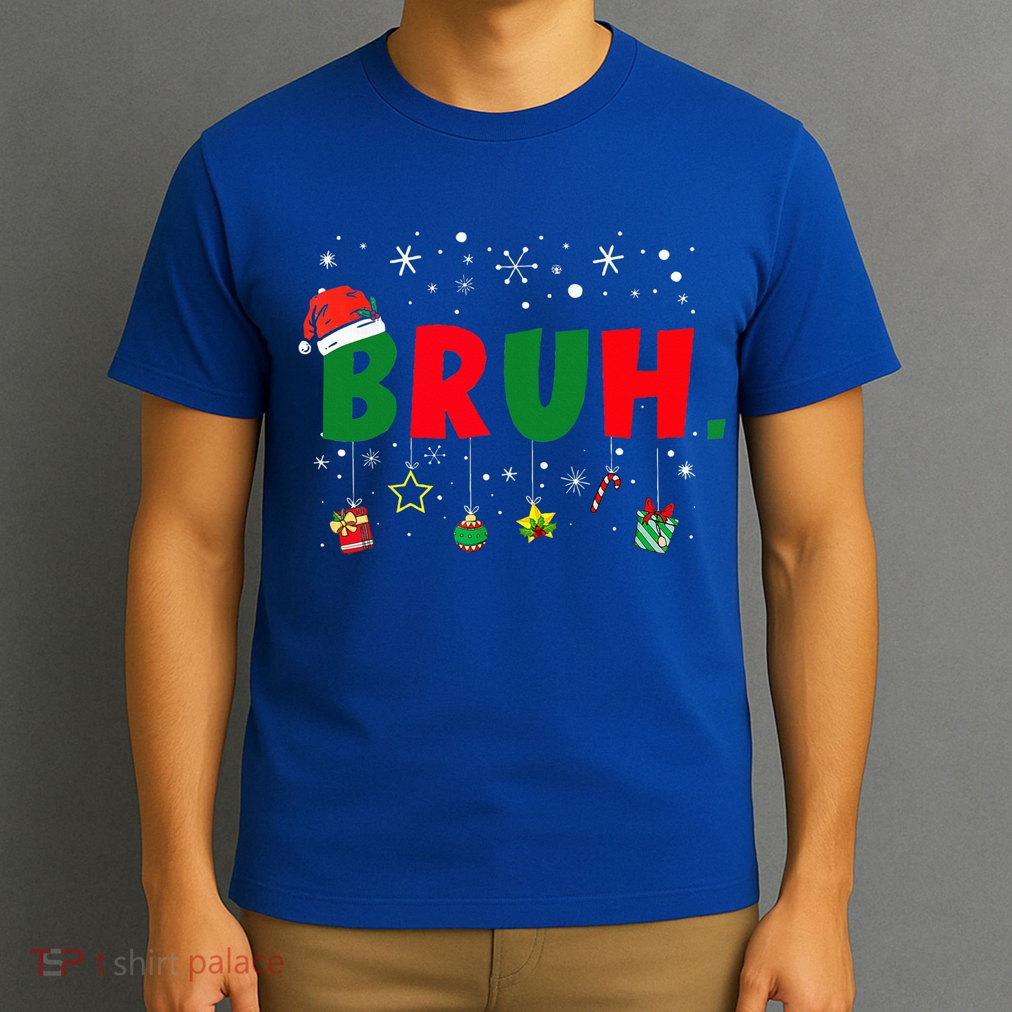 Funny Christmas Bruh Xmas Bruh Matching  T-Shirt