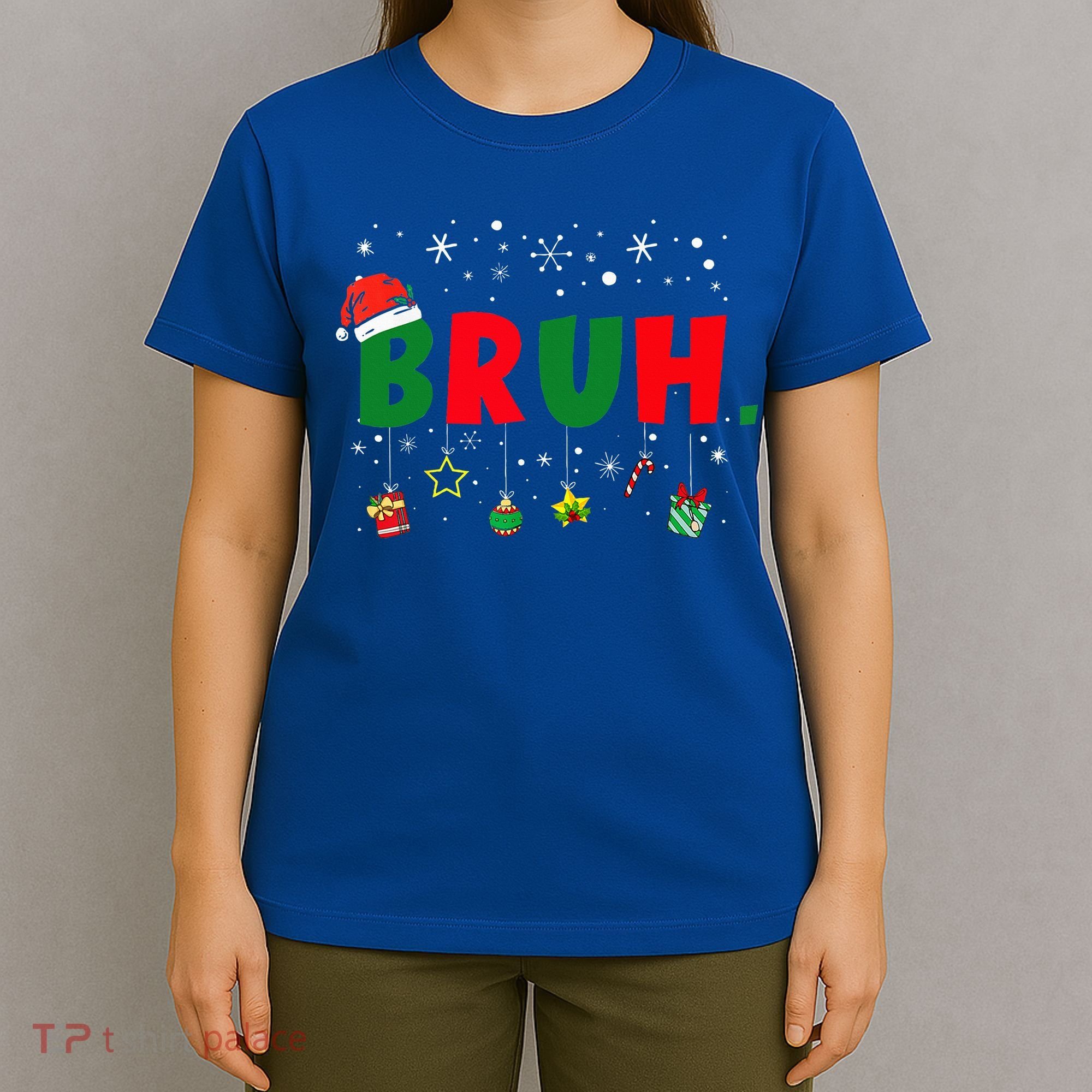 Funny Christmas Bruh Xmas Bruh Matching  T-Shirt