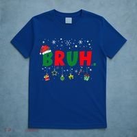 Funny Christmas Bruh Xmas Bruh Matching  T-Shirt thumb 5