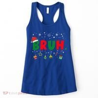 Funny Christmas Bruh Xmas Bruh Matching  Women's Tank Top thumb 0