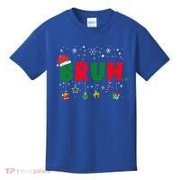 Funny Christmas Bruh Xmas Bruh Matching  Kids T-Shirt thumb 0