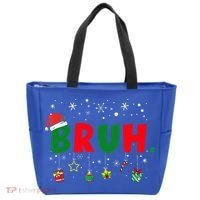 Funny Christmas Bruh Xmas Bruh Matching  Tote Bag thumb 0