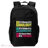 Funny Chemistry Biology Physics Nerd Funny Science Humor Gift Backpack thumb 0