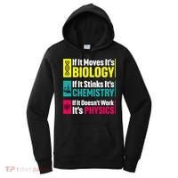 Funny Chemistry Biology Physics Nerd Funny Science Humor Gift Women's Hoodie thumb 0