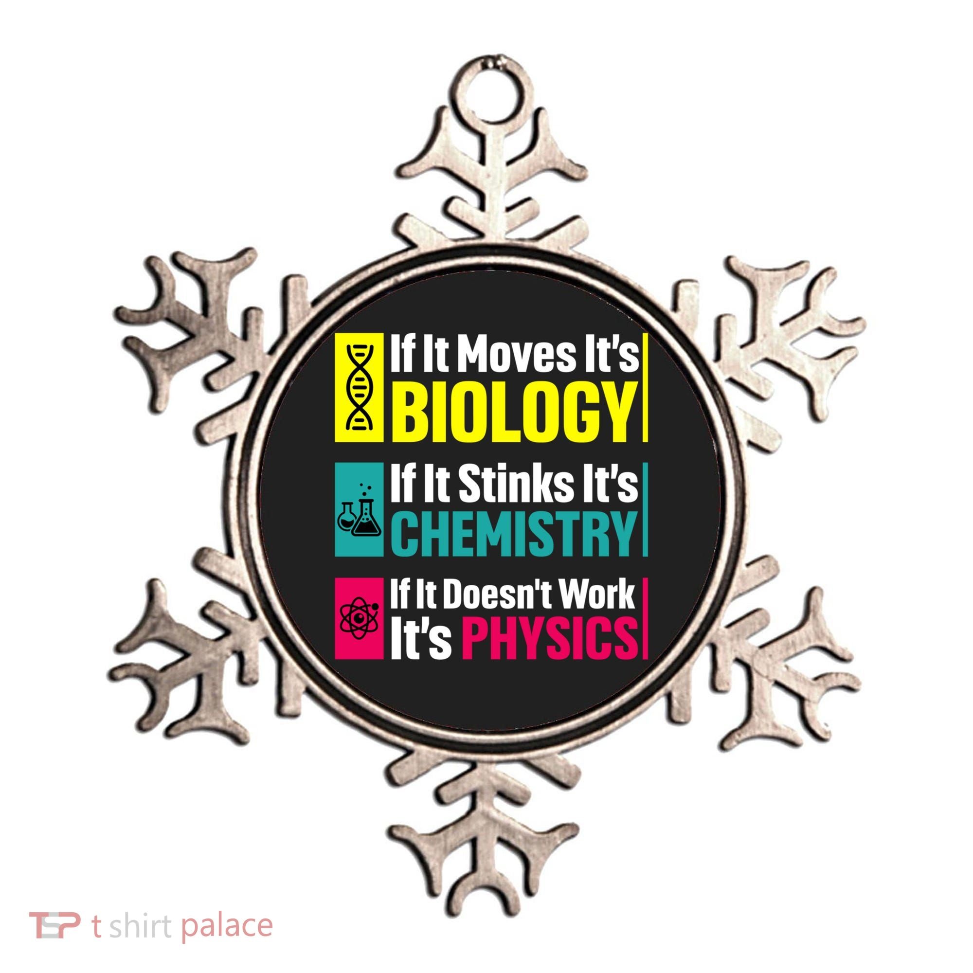 Funny Chemistry Biology Physics Nerd Funny Science Humor Gift Ornament