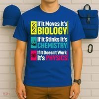 Funny Chemistry Biology Physics Nerd Funny Science Humor Gift T-Shirt thumb 6
