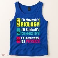 Funny Chemistry Biology Physics Nerd Funny Science Humor Gift Tank Top thumb 2