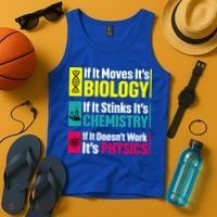 Funny Chemistry Biology Physics Nerd Funny Science Humor Gift Tank Top thumb 4
