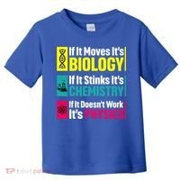 Funny Chemistry Biology Physics Nerd Funny Science Humor Gift Toddler T-Shirt thumb 0
