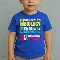 Funny Chemistry Biology Physics Nerd Funny Science Humor Gift Toddler T-Shirt thumb 2