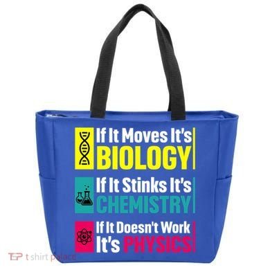 Funny Chemistry Biology Physics Nerd Funny Science Humor Gift Tote Bag
