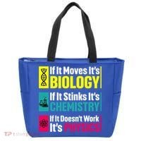 Funny Chemistry Biology Physics Nerd Funny Science Humor Gift Tote Bag thumb 0