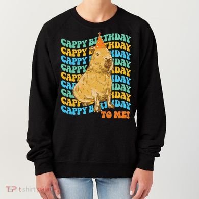 Fun Capybara Birthday Design Women's Sweatshirt