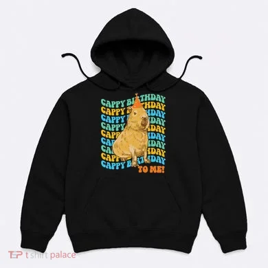 Fun Capybara Birthday Design Hoodie