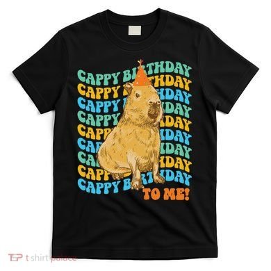 Fun Capybara Birthday Design T-Shirt