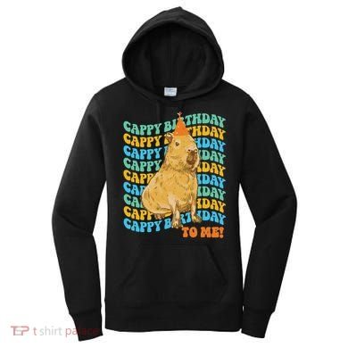 Fun Capybara Birthday Design Women's Hoodie