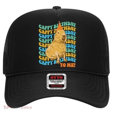 Fun Capybara Birthday Design Hat