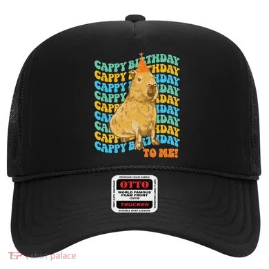 Fun Capybara Birthday Design Hat