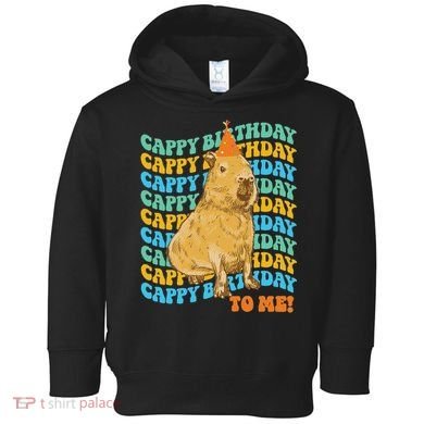 Fun Capybara Birthday Design Toddler Hoodie