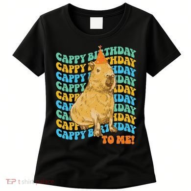 Fun Capybara Birthday Design Women's T-Shirt