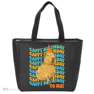 Fun Capybara Birthday Design Tote Bag