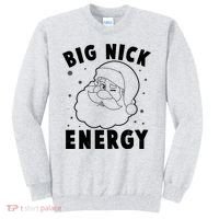 Funny Christmas Big Nick Energy Santa Claus Sweatshirt thumb 0