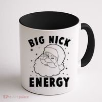 Funny Christmas Big Nick Energy Santa Claus Coffee Mug thumb 1