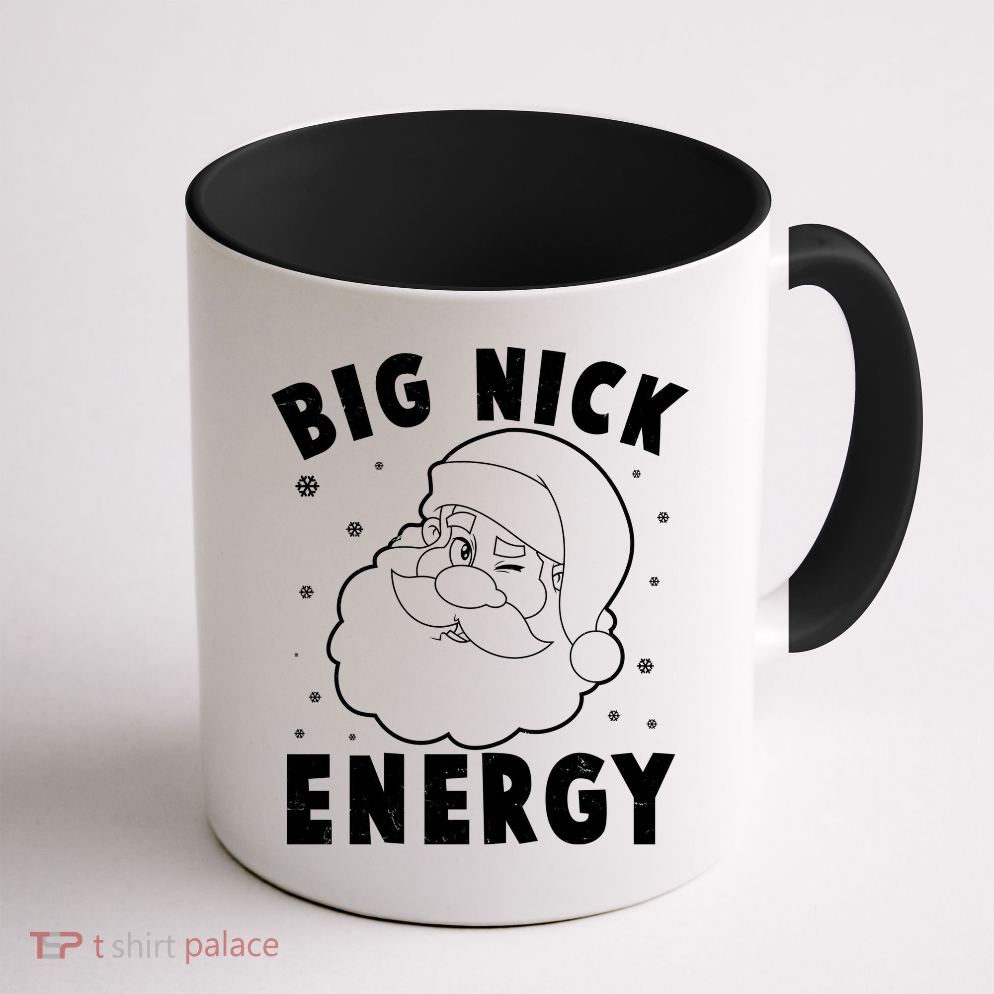 Funny Christmas Big Nick Energy Santa Claus Coffee Mug