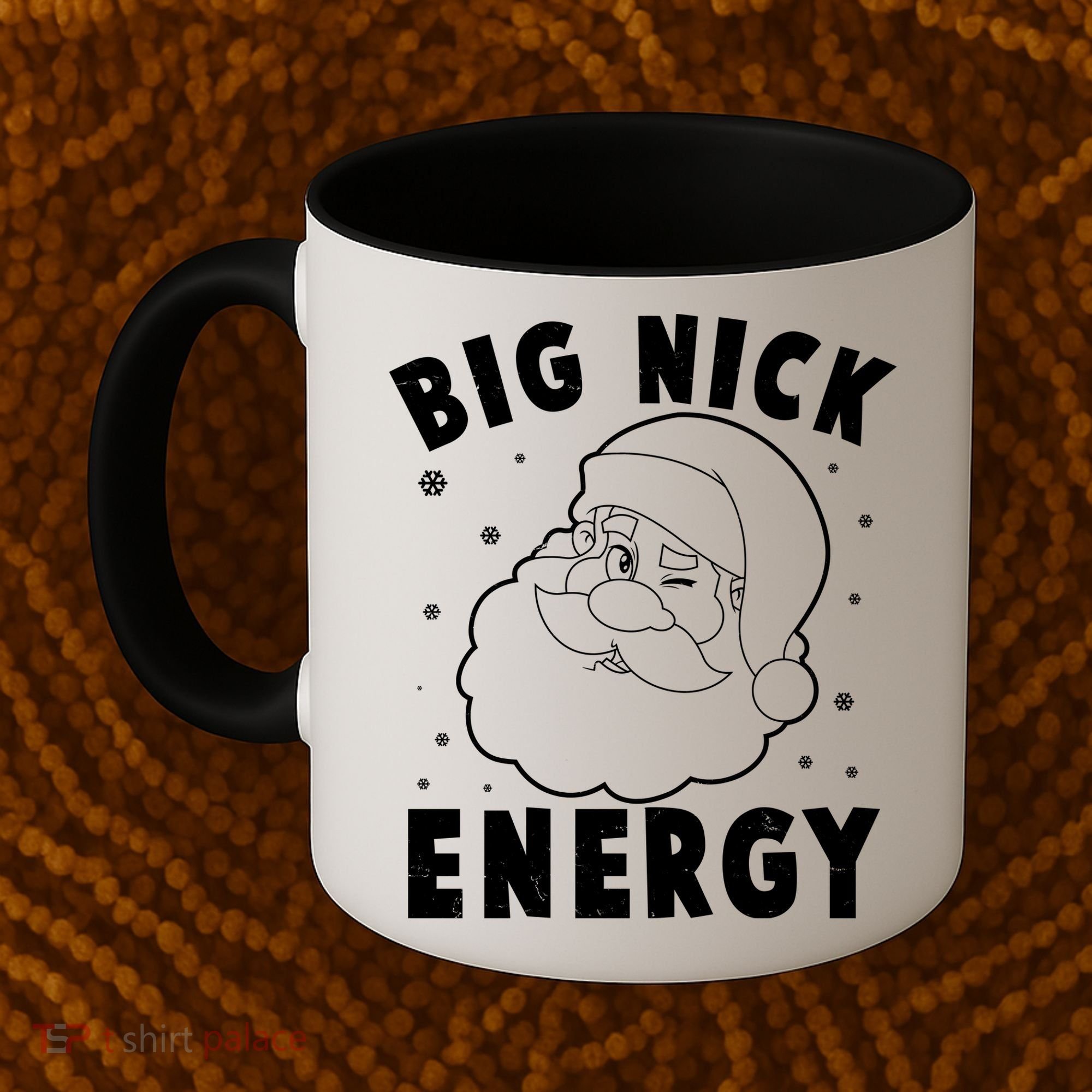 Funny Christmas Big Nick Energy Santa Claus Coffee Mug