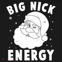 Funny Christmas Big Nick Energy Santa Claus Women's Hoodie thumb 2