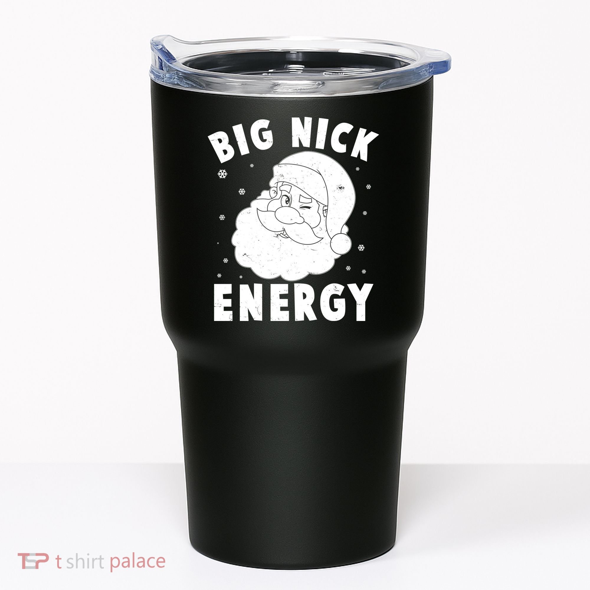 Funny Christmas Big Nick Energy Santa Claus Tumbler