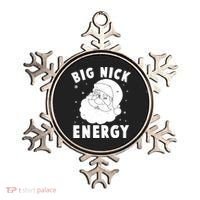 Funny Christmas Big Nick Energy Santa Claus Ornament thumb 0