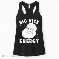 Funny Christmas Big Nick Energy Santa Claus Women's Tank Top thumb 0