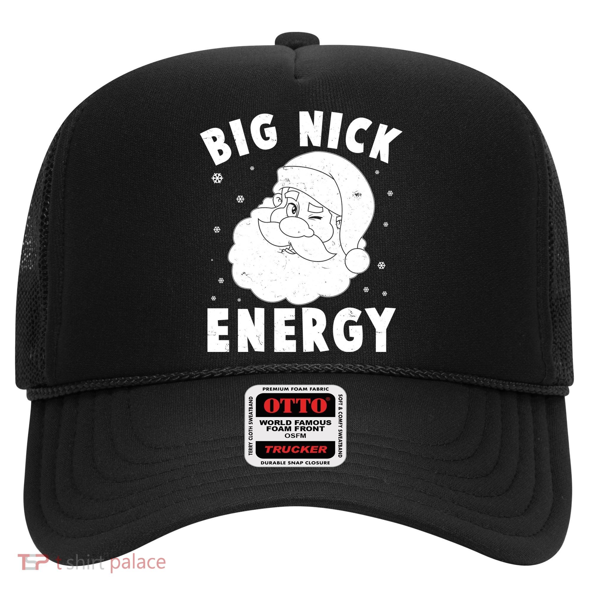 Funny Christmas Big Nick Energy Santa Claus Hat