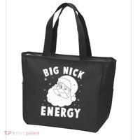 Funny Christmas Big Nick Energy Santa Claus Tote Bag thumb 3